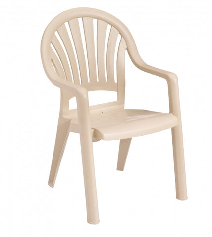 Pacific Fanback Stacking Armchair