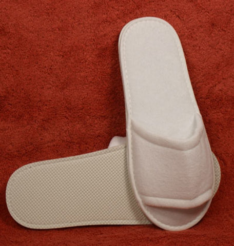 Light Weight Open Toe Terry Slipper