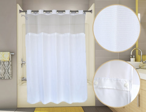 Waffleview Shower Curtain