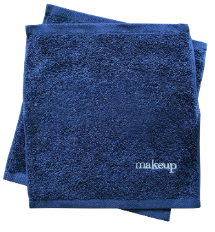 Navy Makeup Towel