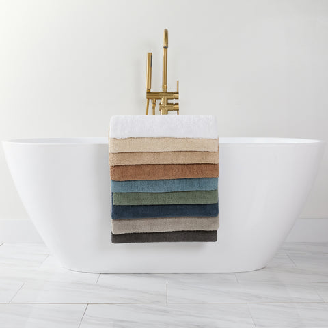 Reversible Cotton Bath Rug