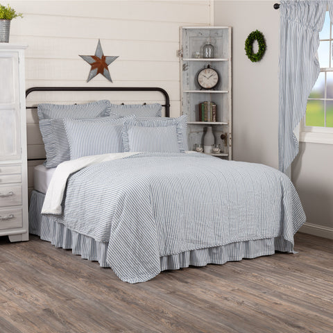 Sawyer Mill Ticking Stripe Quilt and Accessories