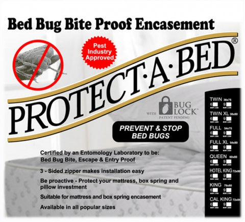Protect-A-Bed Bed Bug Bite & Entry/Escape Proof Mattress & Box Spring Encasements