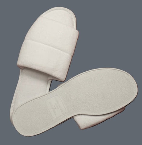 Open Toe Terry Slipper