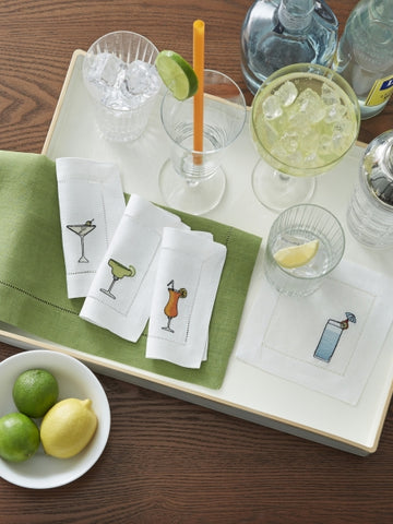 NEW Bevande Cocktail Napkins by Sferra