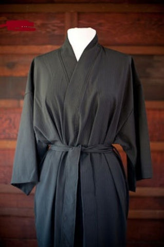 Single Layer Seersucker Kimono Robe
