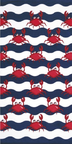 New Multi Crabs Pool Towel