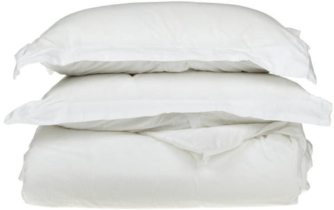 300TC Combed Cotton Solid Duvet Sets