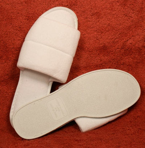 Open Toe Terry Slipper