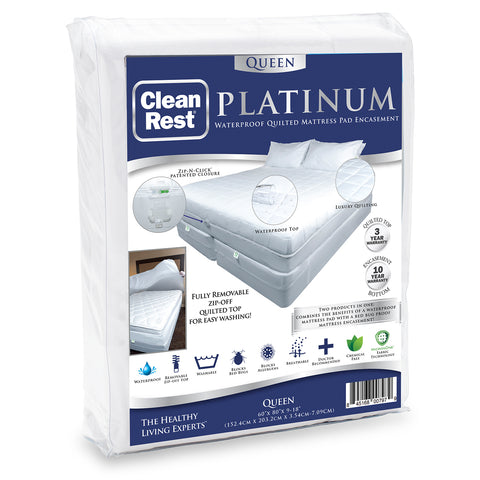 CleanRest Platinum Encasing Mattress Pad