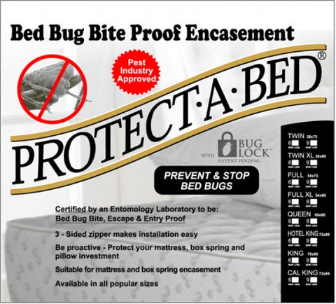 Protect-A-Bed Bed Bug Bite & Entry/Escape Proof Mattress & Box Spring Encasements