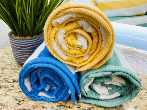 Premium Cabana Stripe Pool Towels