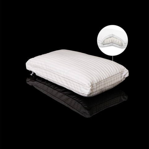 Gelled Microfiber Pillow w/Memory Foam Core