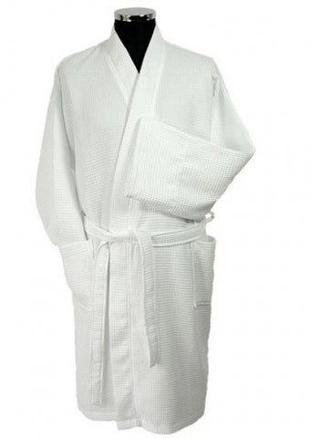 Spa Waffle Weave Bath Robe