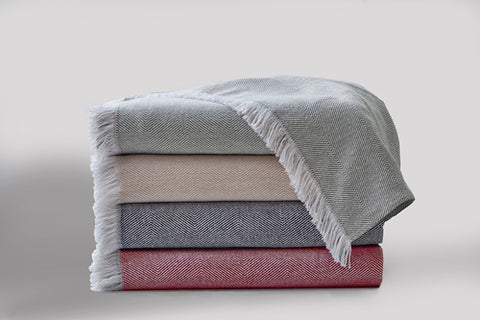 Herringbone Cotton Throw