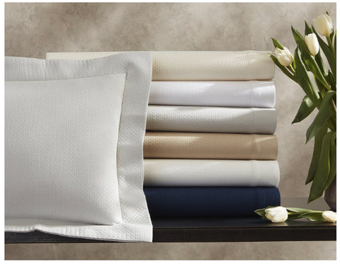 Diamond Pique Straight Hem Coverlet