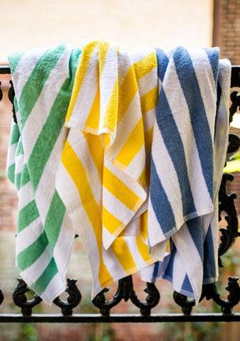 Pacific Stripe Pool Towels